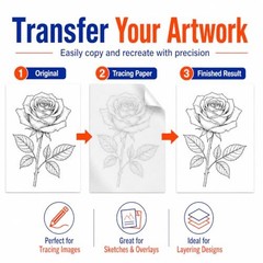 Transfer Paper Tracing Paper – PSLER Translucent on Artist Lettering Sketch