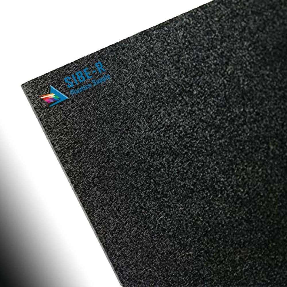 ABS Plastic Sheet-1/8″ (3mm) thick-Black-12″ x 12″