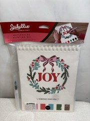 Jubillie Home & Craft Watercolor Painting Kit 15 Coloring Pages Paintbrush/Palet