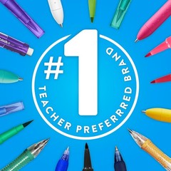 Flair Felt Tip Pens 24 Count, Medium Point, Vibrant Colors for Creative Writing