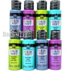 1 Color Shift Metallic Gloss Finish FolkArt Acrylic Paint 2oz – Pick Any Color