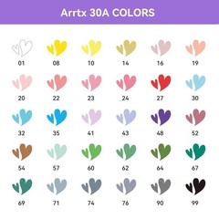 Acrylic Markers 30A,Brush Tip Acrylic Paint Pens Markers for Rock Painting, W…