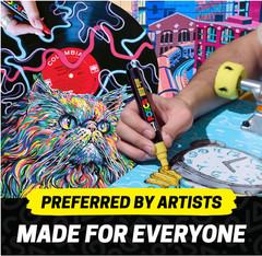 Uni Posca PC-5M Paint Markers Set of 29 Medium Tip Acrylic Art Pens All Surfaces