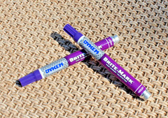 Dykem Brite Mark 2pk Industrial and All Purpose Paint Markers (VIOLET)