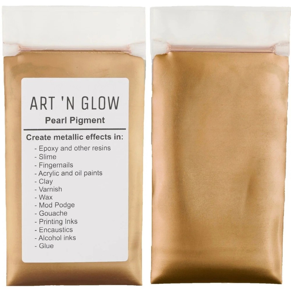 Art ‘N Glow Mica Pearl Pigment Powder – (25 Grams) – 10+ Colors Available