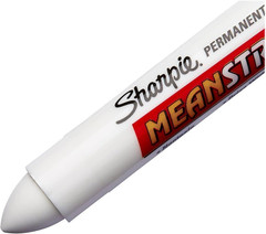 Sharpie 85018 Mean Streak Marking Stick, Broad 1 Count (Pack of 1), White