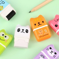 Tamaki 6 Pack Erasers for Kids, Cute with Cover and Multi-colored