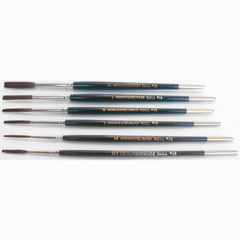 Mack John Hannukaine Quill Squirrel/Taklon Pinstripe Brush Sizes XXS – XL OR Set
