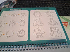 Magic Grooved Writing Practice Book for Kids Ages 3+ Reusable Handwriting
