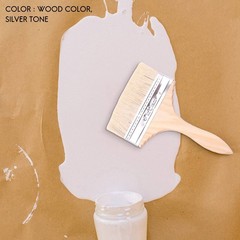 220 x 135mm Wide Bristle Hair Wooden Handle Paint Brush Wall Painting Tool G4G2
