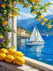 Paint by Numbers for Adults Beginner, Lemon Adult Paint by Number Kits on Canva.