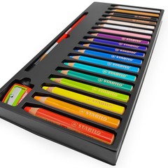 Stabilo – Woody 3 In 1 Multi-Media Watercolour Pencils – Jumbo Easy-Grip – Pack