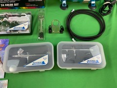 Master Airbrush ABD KIT-Professional Airbrushing System Kit & 24 Color Set