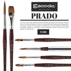 Art Products Prado Series Artist Watercolor & Acrylic Short Handle Round Pain…