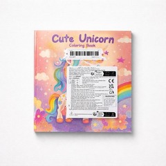 Unicorn Art Gift Set 20 Alcohol Markers Coloring Book Kids New