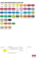 Royal Talens Amsterdam Liquid Acrylic Ink 30ml – 56 Colours Available