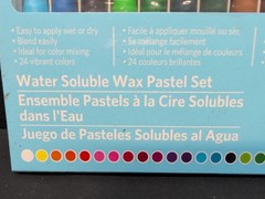 Artist’s Loft Water Soluble Wax Pastel Set 24 Piece Assorted Colors Blend Easily