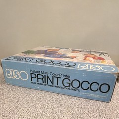 Vintage RISO Print Gocco B6 Hi Mesh Set Instant Multi-Color Kit, EUC, +Flashbulb