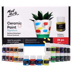 Ceramic Paint Set Signature 26 x 0.7 US fl.oz (20ml) Multicolor, Vibrant Cera…