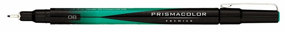 Prismacolor Premier Fine Liner Marker Green 0.8 New 14207