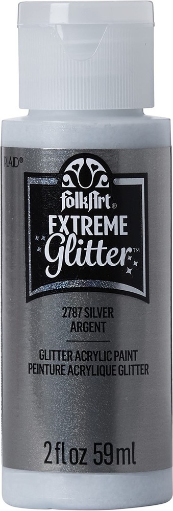 Extreme Glitter Acrylic Paint Assorted Colors 2 oz for Craft Projects