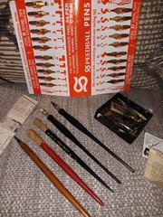 Pen & Nib Lot+Drafting++Drawing+Speedball+Hunt+K&E+Castell+rOtring+Koh-I-Noor