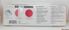 TOMBOW 56974 ABT PRO ALCOHOL-BASED INK DUAL TIP PERMANENT MARKERS RED TONES 5 PC