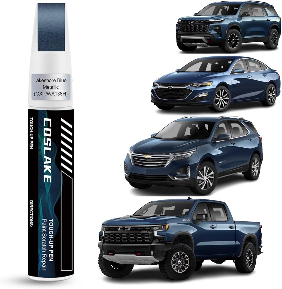 Car Touch Up Paint(Lakeshore Blue Metallic(GXP/WA136H)) for Chevrolet, Car Paint