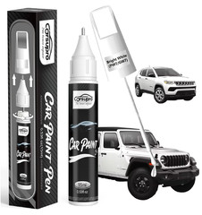 Bright White(PW7/GW7) for Jeep Touch Up Paint Pen, 2 in 1 Car Scratch Remover wi