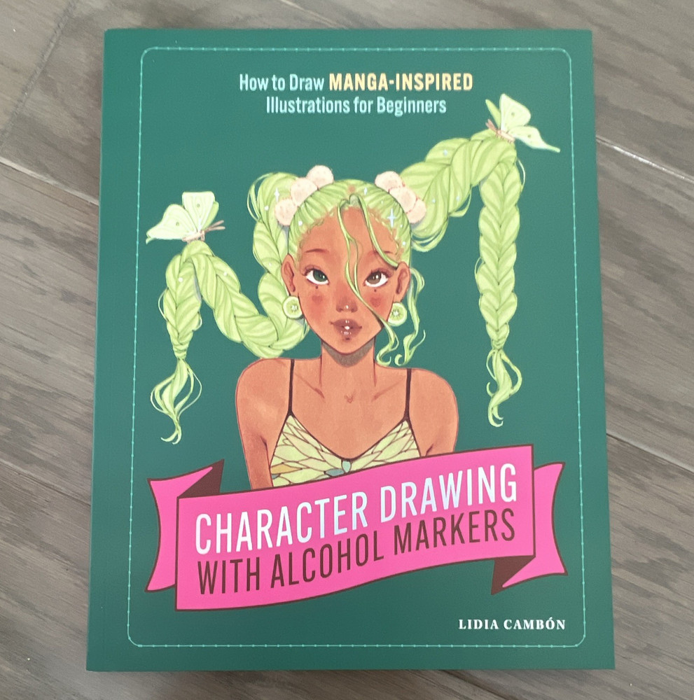Blue Star Press Manga Character Drawing with Alcohol Markers Beginners