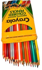 VTG 1992 Binney & Smith Crayola 36 Smooth Bright Colored Pencils Non-Toxic 4036