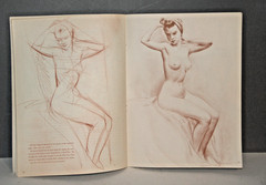 Vintage “Drawing the Figure” Art Book by Russell Iredell Foster Art Service