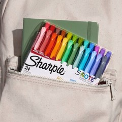 SHARPIE S-Note Creative Markers, Pastel Highlighters, Art Marker Set 24 Count