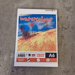 A6 Torchon Surface Pad – 250gsm – A6 – Natural White – 15 Sheets – UK – Free P&P