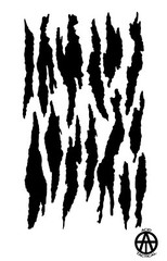 3 Sheets Mylar Camo Coating Stencils Camouflage Gun Paint Cerakote TORN Camo