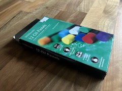 WHSmith Oil Pastels 12 Assorted Colour Set New