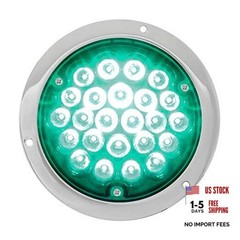 82274 LED Light (4″ Pearl 24 with Clear Die Cast Housing) Green/Green