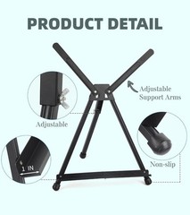 Tabletop Easel for Painting, 16″ to 21″ Artist Display Tripod with Extension,…