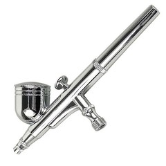 Professional Dual-Action Airbrush Kit, 0.2/0.3/0.5mm Nozzles, Gravity Feed Sp…