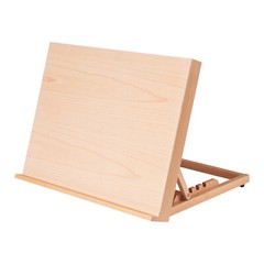 Adjustable Beech Wood Tabletop Easel Painting Board Stand Foldable Portable