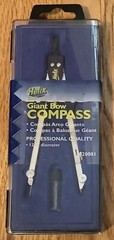 Vintage Helix Giant Bow Compass #20081 With Original Box & Extra Lead