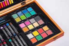 80+pcs Art Set Professional Drawing Painting Supplies Kit for Adults Kids Artist