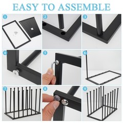 Metal Art Drying Rack Heavy-Duty Paint Display Stand Adjustable Multi-Tier Ca…