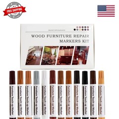 New Upgrade Pens for Touch Up, 12 Colors Wood Scratch Repair Markers, Profess…