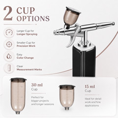 Cordless Airbrush Kit Compressor USB Single Action Nail Cake Makeup Model Paint