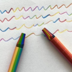 8 Color in 1 Pencil Woodless Coloring Pencil for Artist Adult Kid Coloring Book