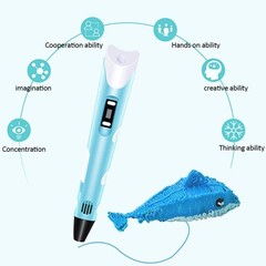 3D Printing Pen 12 Color 120FT PCL Filaments DIY Crafting Doodle Drawing Kid Toy