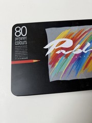 Caran d’Aache Pablo Permanent Colour Pencils Tin of 80 Coloured Pencil Open Box