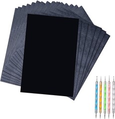 50 Sheets Carbon Transfer Paper – Black Graphite, 8.3 x 11.8 Inch, Includes