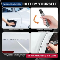 White Car Paint Touch Up Pen, Color Accurate Touch Up Paint for Cars, Profession